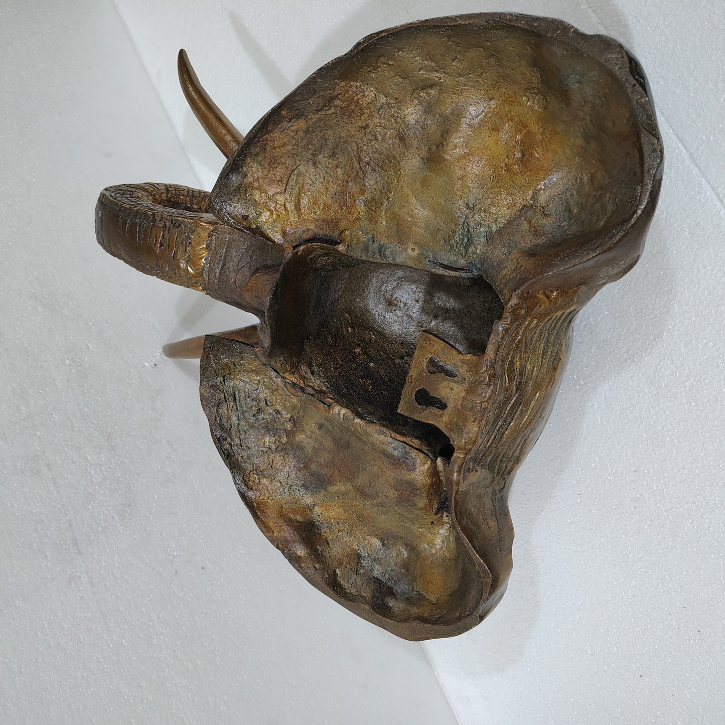 Majestic March: Elephant Aluminum Wall Hanging for Timeless Elegance