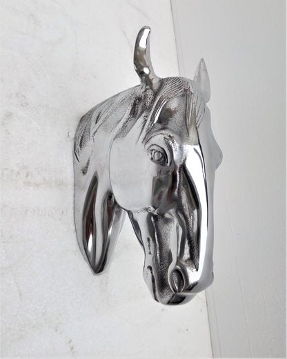 Majestic Horse Head Wall Hanging Sculpture – In 3 Premium Finishes | Regal Equestrian Wall Art