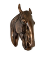Majestic Horse Head Wall Hanging Sculpture – In 3 Premium Finishes | Regal Equestrian Wall Art