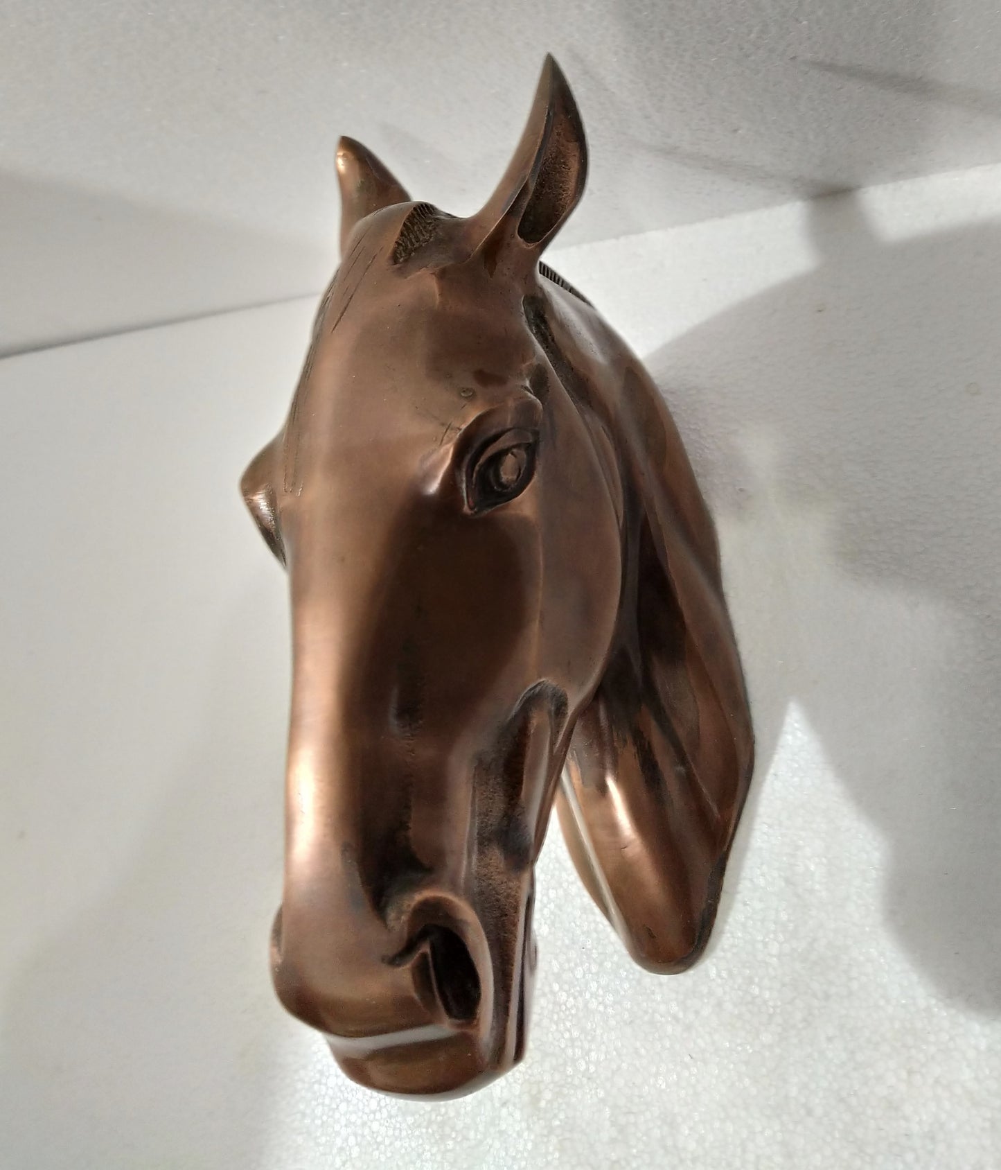 Majestic Horse Head Wall Hanging Sculpture – In 3 Premium Finishes | Regal Equestrian Wall Art
