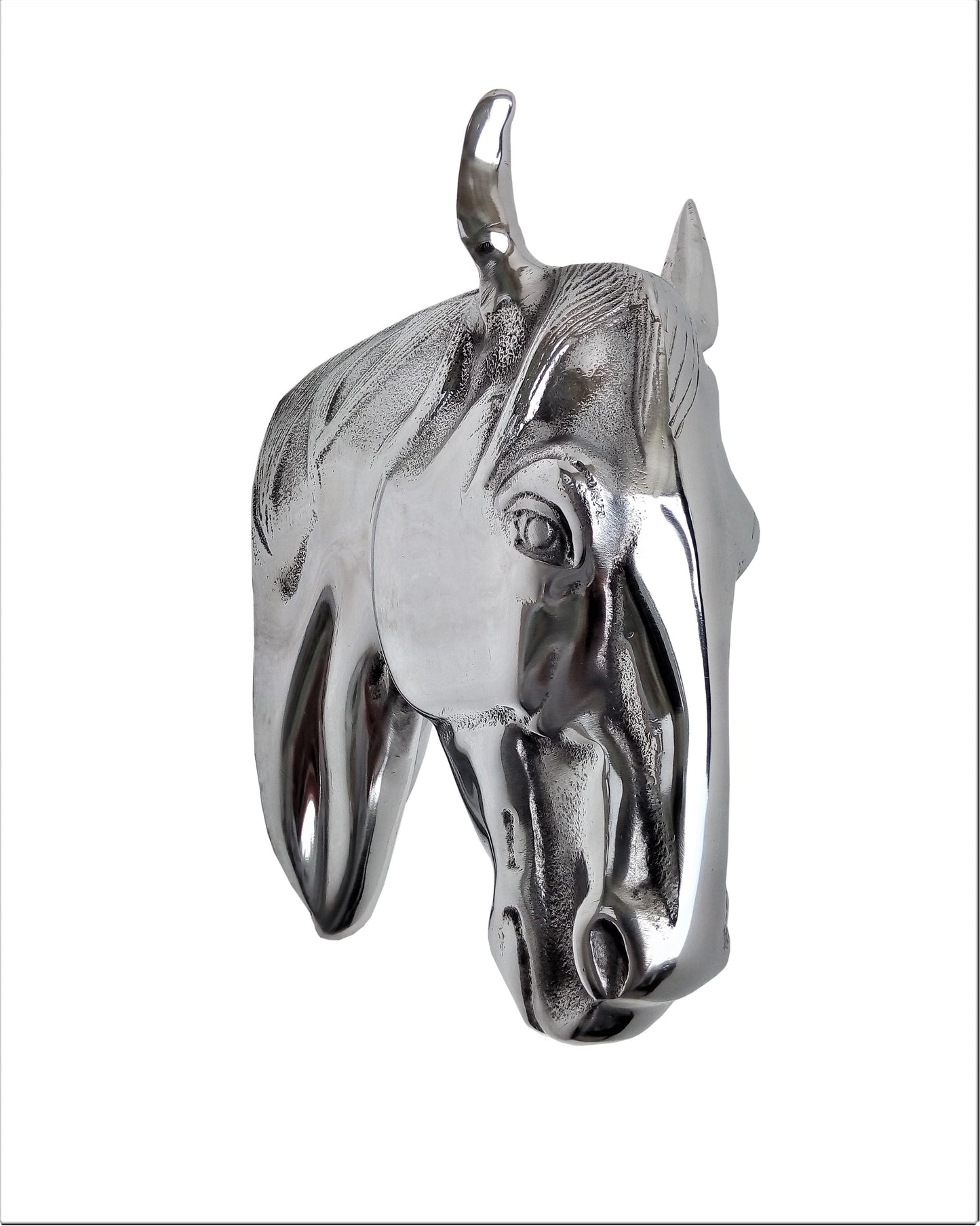 Majestic Horse Head Wall Hanging Sculpture – In 3 Premium Finishes | Regal Equestrian Wall Art