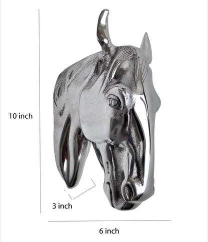 Majestic Horse Head Wall Hanging Sculpture – In 3 Premium Finishes | Regal Equestrian Wall Art