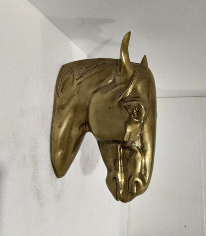 Majestic Horse Head Wall Hanging Sculpture – In 3 Premium Finishes | Regal Equestrian Wall Art
