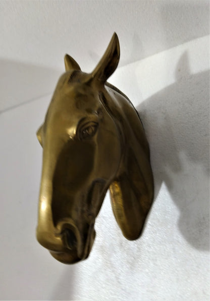 Majestic Horse Head Wall Hanging Sculpture – In 3 Premium Finishes | Regal Equestrian Wall Art