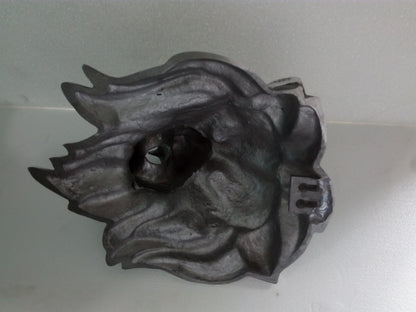 Imperial Roar – Aluminum Lion Head Wall Sculpture