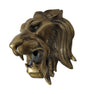 Imperial Roar – Aluminum Lion Head Wall Sculpture