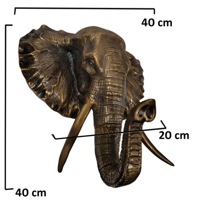 Majestic March: Elephant Aluminum Wall Hanging for Timeless Elegance