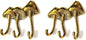 Whimsical Brass Mushroom Wall Hook Sculpture – Unique Home & Office Décor Piece ( Set of 3)
